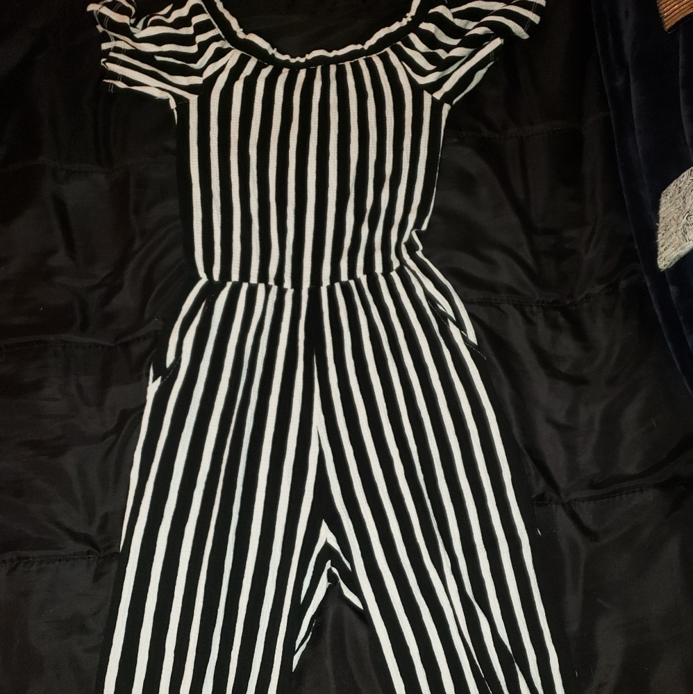 Black & white jumpsuit